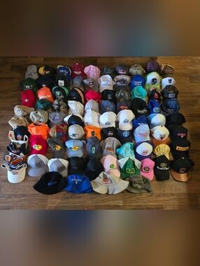 80+ Lot  Vintage Assortment Hats 90s New & Used